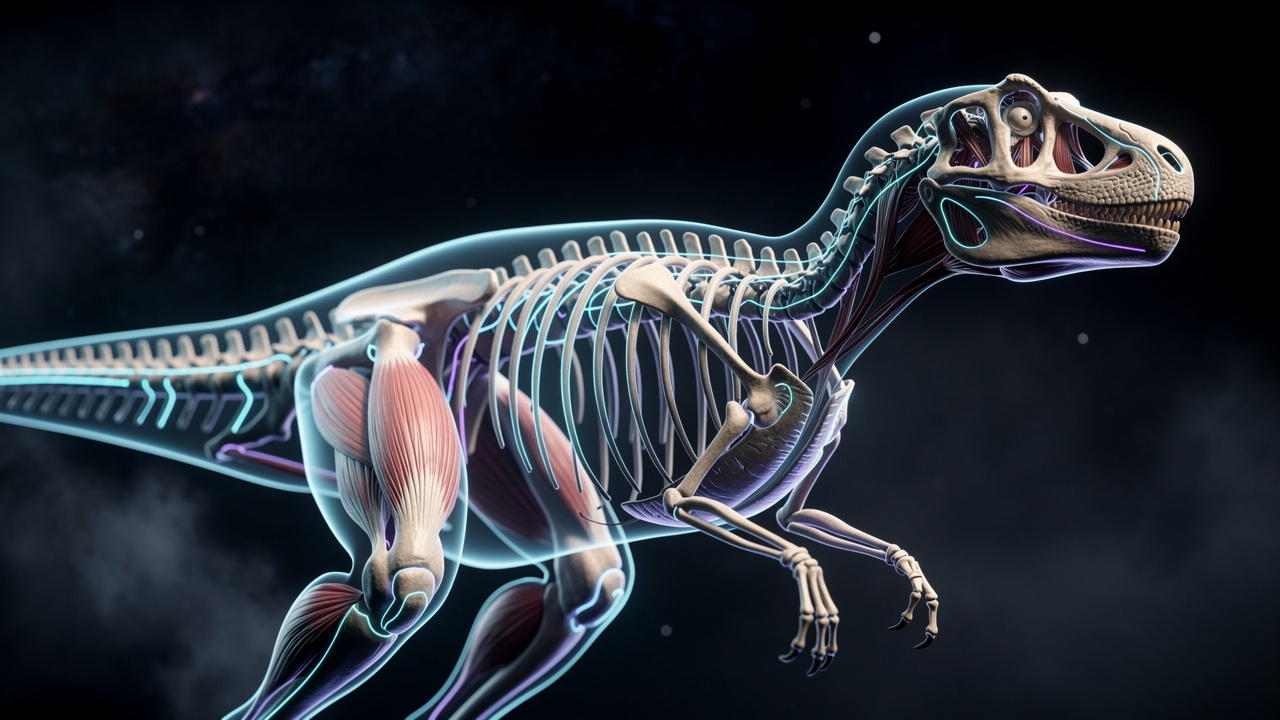Computadores revelam músculos de dinossauros extintos há milhões de anos